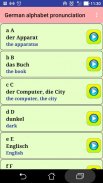 German alphabet pronunciation screenshot 5