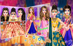 Indian Wedding Makeup Dress up screenshot 4