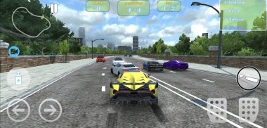 City driving in car racing screenshot 5