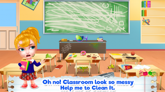 Keep Your School Clean Game screenshot 1