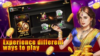 Teen Patti - Win a gold coin screenshot 0