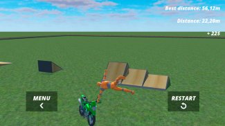 Motorcycle Ragdoll Fall screenshot 7