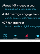 Tik Tracker: Followers Likes Stats + by StatStory screenshot 9