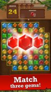 Jungle Gem Blast: Match 3 Jewel Crush Puzzles screenshot 5