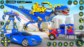 Dino Transform Robot Car Game screenshot 0