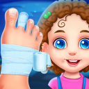 Nail foot doctor hospital game Icon