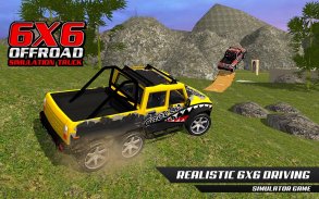 6x6 Spin Offroad Mud Runner Truck Drive Games 2018 screenshot 0