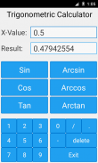 Trigonométriques Calculatrice screenshot 0