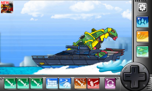 Dino Robot - Ninja Parasau : Dinosaur game screenshot 3