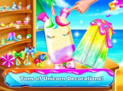 Unicorn Popsicle Maker & Ice Cream Game screenshot 3