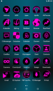 Flat Black and Pink Icon Pack ✨Free✨ screenshot 3