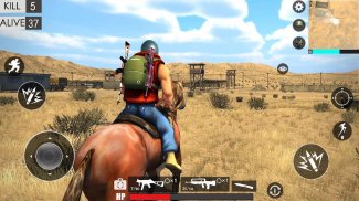 Desert survival shooting game screenshot 2