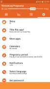 Calendario WomanLog Pregnancy screenshot 5
