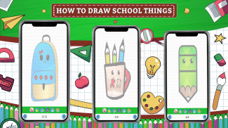 How to Draw School Items Step by Step screenshot 3