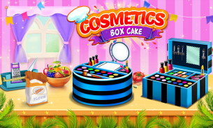 Makeup Cosmetic Cake Box Game screenshot 4