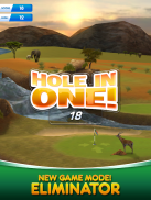 Flick Golf! Free screenshot 1