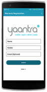 Yaantra Warranty screenshot 1