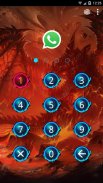 (FREE) Fire Dragon Lock Master Theme screenshot 1