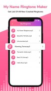 My Name Ringtone Maker - Name Ringtone App screenshot 2