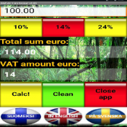 AlvCalc - VAT calculator for F screenshot 1