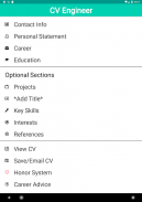 CV Engineer - Free Resume Builder & CV Templates screenshot 17