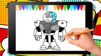 Teen Titans GO Coloring Teenage screenshot 2