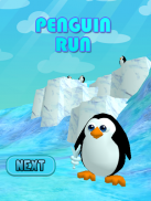 นกเพนกวินวิ่ง 3D HD screenshot 11