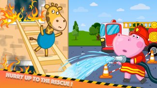 Fireman Hippo: City Hero screenshot 0