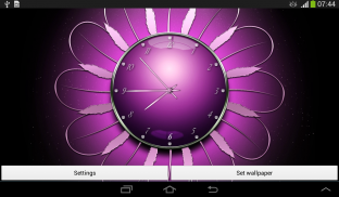 Flower Wall Clock screenshot 6