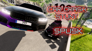 Car Crash Stunt ramp: Spusk 3D screenshot 0