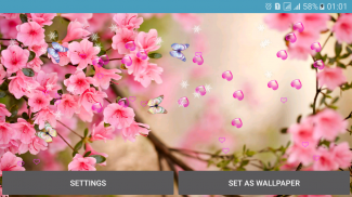 Flower Spring Live Wallpapers screenshot 2