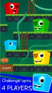 सांप और सीढ़ी प्लेटफ़ॉर्मर - फ्री पासा बोर्ड खेल screenshot 3