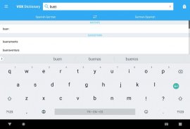 VOX Spanish<>German Dictionary screenshot 11