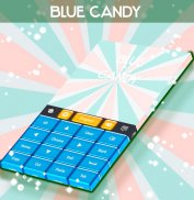 Blue Candy Keyboard Theme screenshot 4