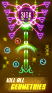 Glow Geometry Space Shooter screenshot 3