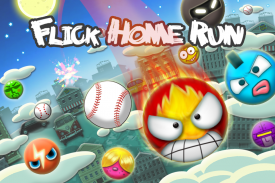 Flick Home Run! baseball game screenshot 0