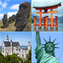 Monumentos famosos del mundo: La prueba de lugares Icon