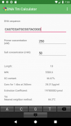 DNA Tm Calculator screenshot 6