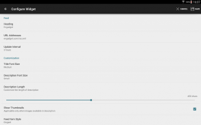 RSS Widget screenshot 4