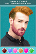 Mustache & Beard Color Effect - Hair Color Changer screenshot 2