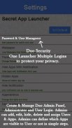 Secret App Launcher: Duo Security screenshot 2