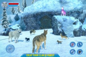 Bắc cực chó sói 3d sim screenshot 13