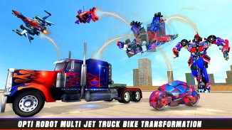 Truck Robot Transform Game screenshot 1