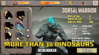 Pejuang dinosaurus screenshot 4