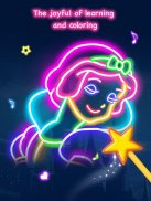 Learn To Draw Glow Princess screenshot 8