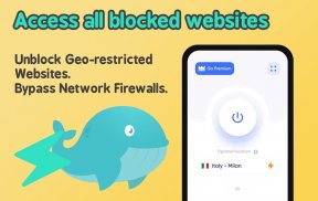 Free VPN Whale Unlimited Secure Hotspot VPN Proxy screenshot 2