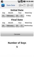 Days Calculator screenshot 0