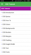 Learn CSS Tutorial (Offline) screenshot 0