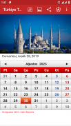 Türkiye Takvimi 2025 screenshot 1