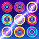 Crazy Color Rings Icon